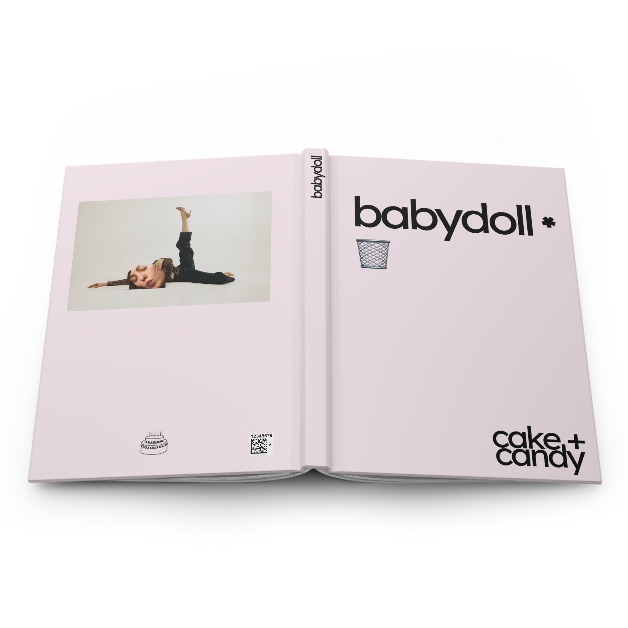 babydoll hardcover journal . cake+candy