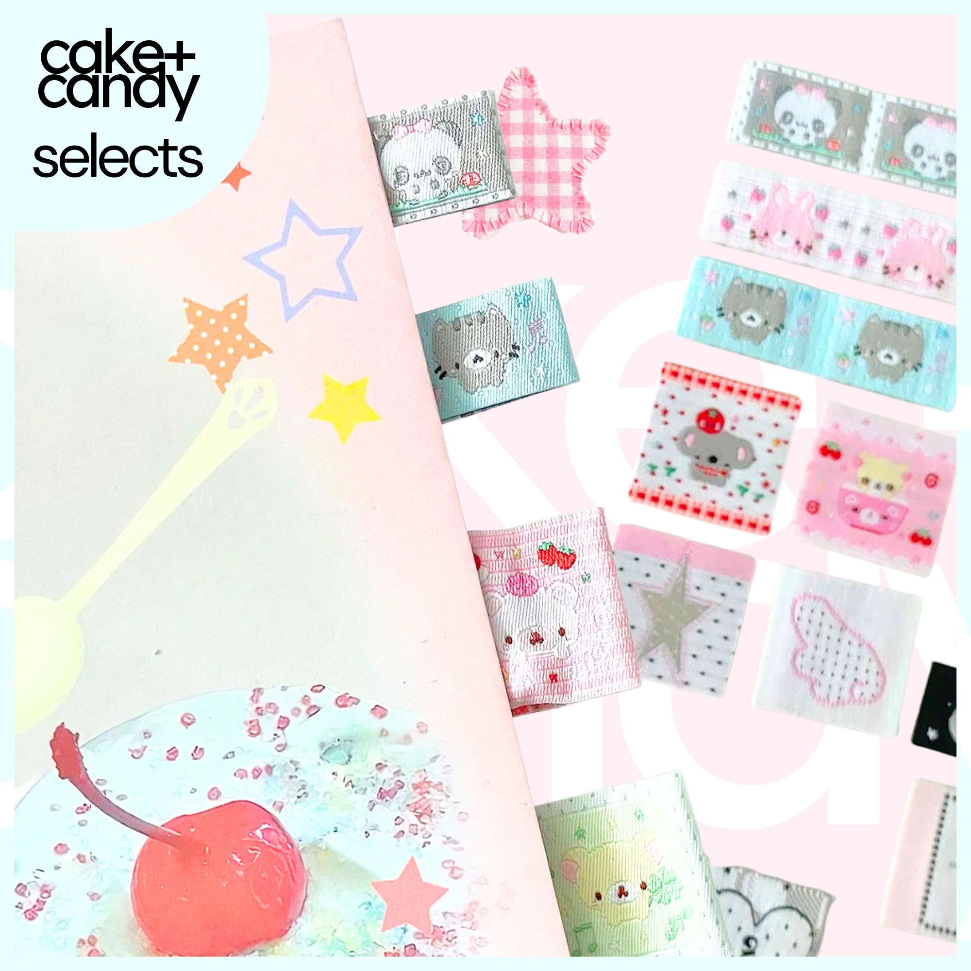 sweetly cute, cloth journal tabs