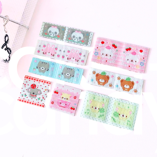 sweetly cute, cloth journal tabs