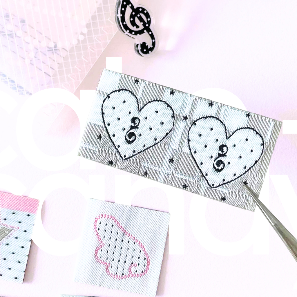 sweetly cute, cloth journal tabs